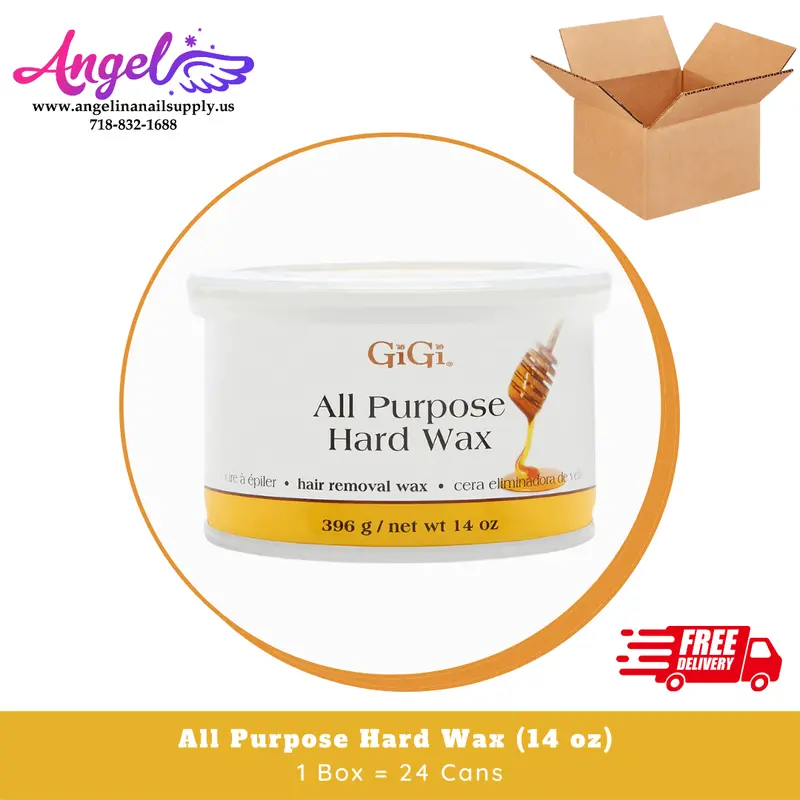 Gigi All Purpose Hard Wax (24 Cans/Box - 14 Oz Each Can) 1