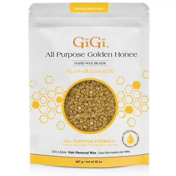 Gigi Golden Honee Hard Wax Beads (32 Oz) 1