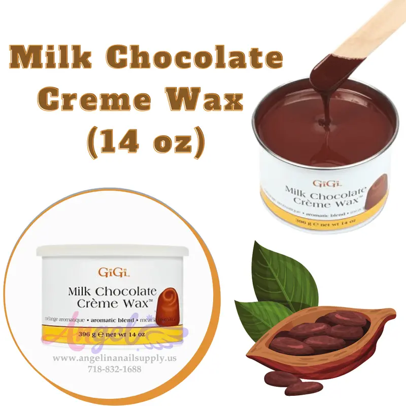 Gigi Milk Chocolate Creme Wax (14Oz) 1