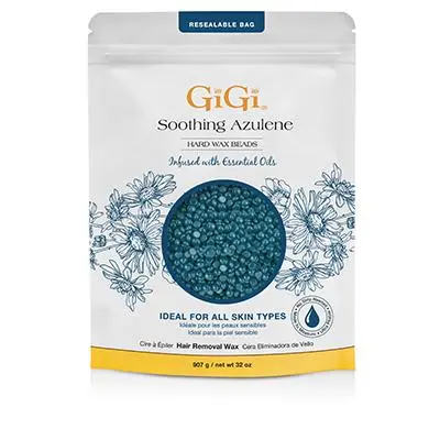 Gigi Soothing Azulene Hard Wax Beads (32 Oz) 1