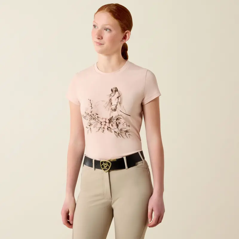 Girls Ariat Ethereal Equine T-Shirt - 10071345 1