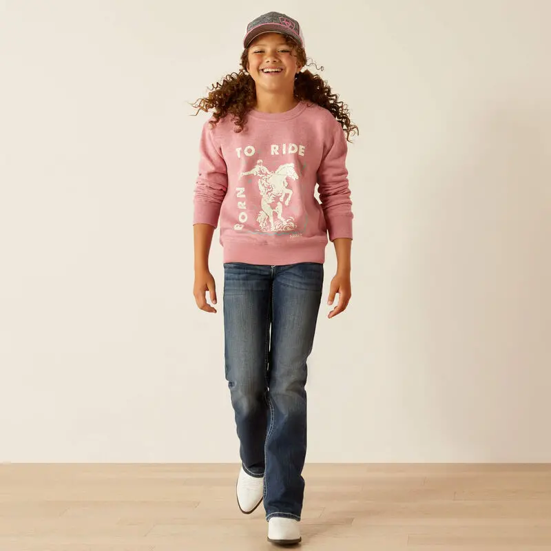 Girls Ariat Junior Rider Sweatshirt - 10054594 1