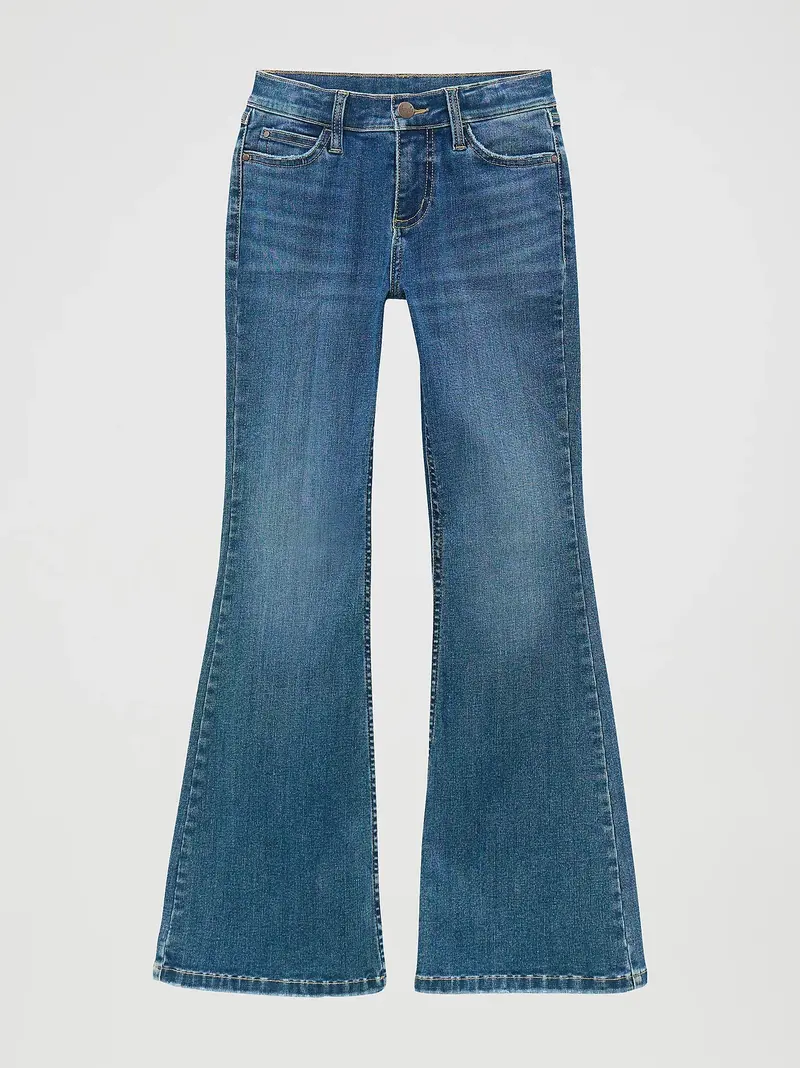 Girl's Wrangler Bespoke Flare Jean - 112371943 1