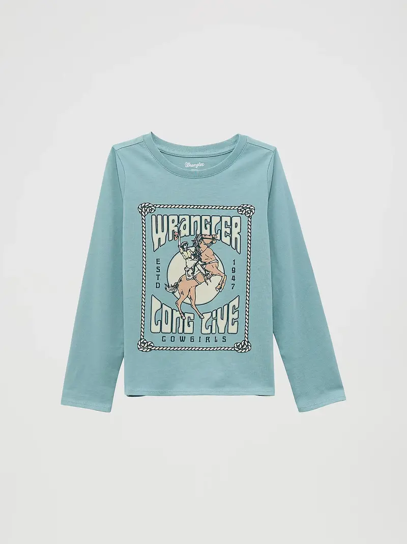 Girl's Wrangler Long Sleeve Western Graphic Tee - 112371902 1