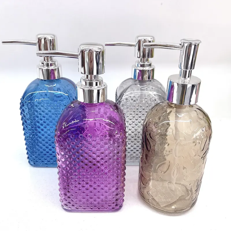Glass Lotion Pump Bottle 1