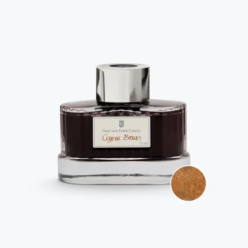 Graf Von Faber-Castell - Fountain Pen Ink - Cognac Brown 1