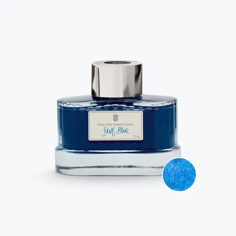Graf Von Faber-Castell - Fountain Pen Ink - Gulf Blue 1