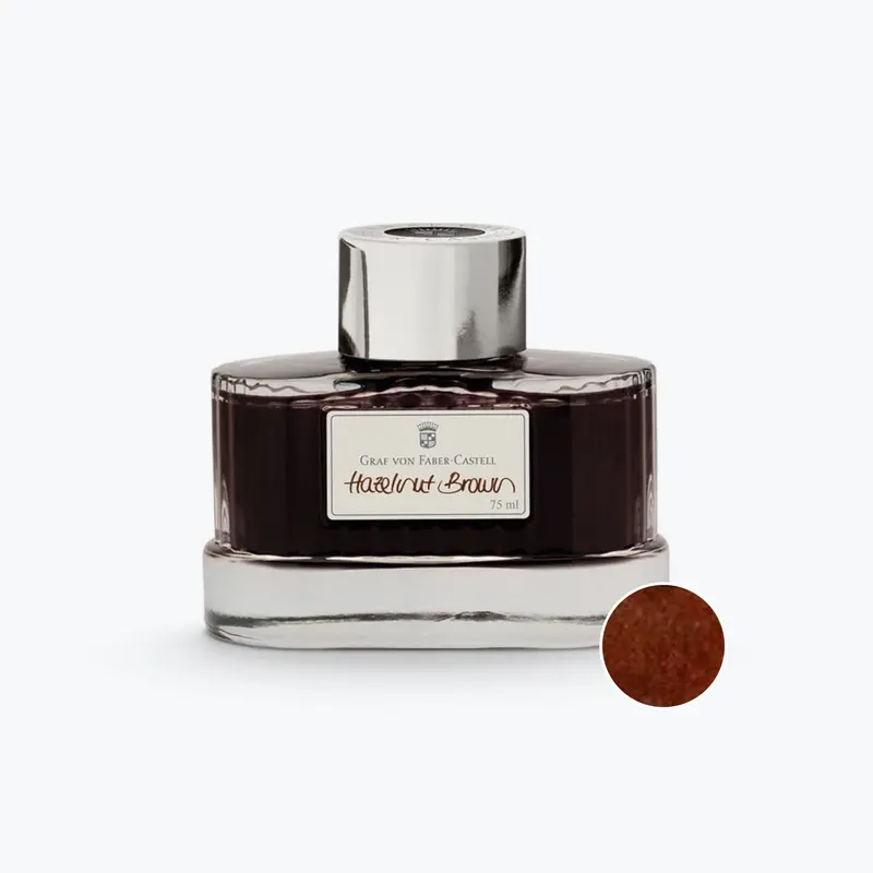 Graf Von Faber-Castell - Fountain Pen Ink - Hazelnut Brown 1