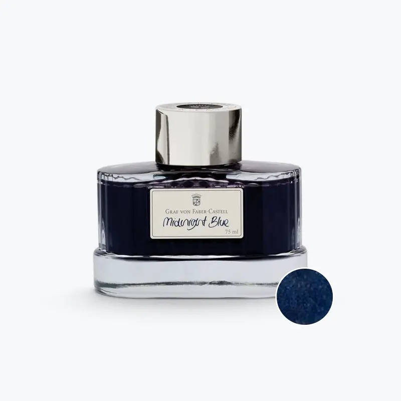 Graf Von Faber-Castell - Fountain Pen Ink - Midnight Blue 1