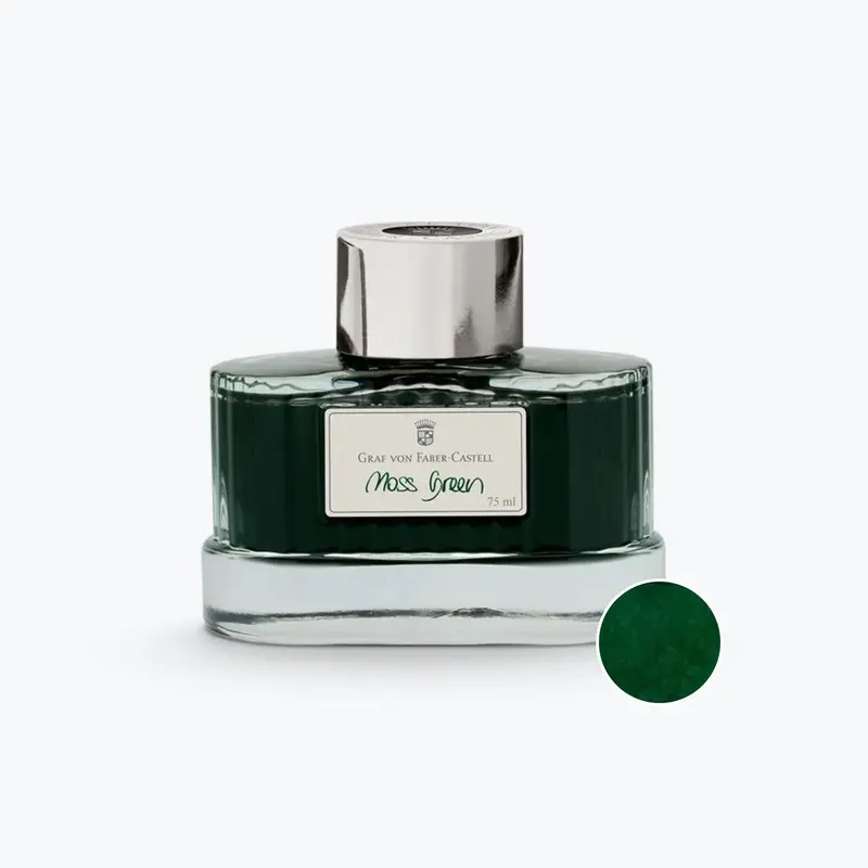 Graf Von Faber-Castell - Fountain Pen Ink - Moss Green 1