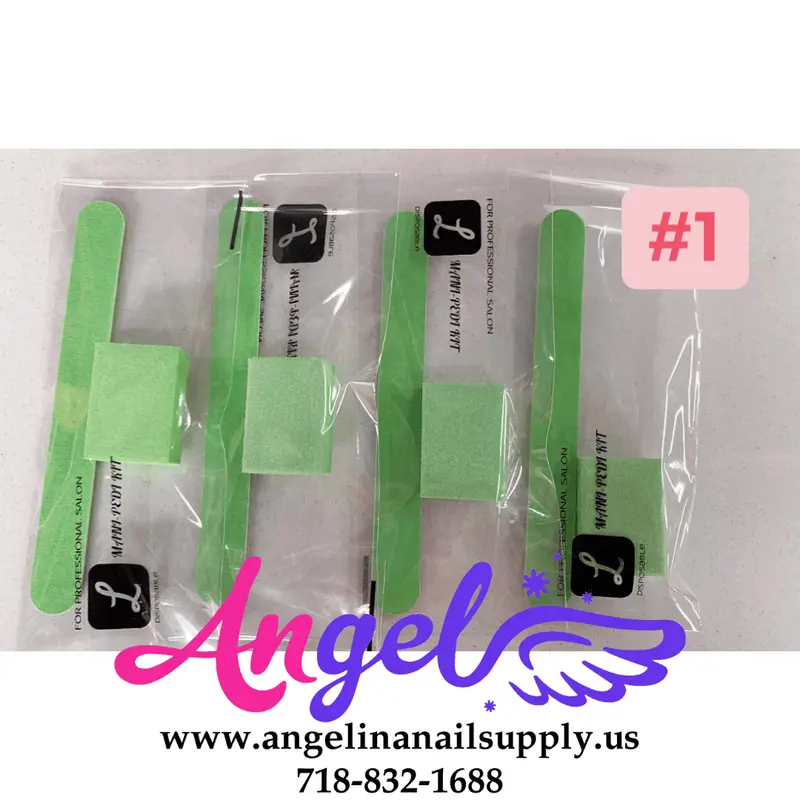 Green - Disposable Manicure Kit (2In1) 1