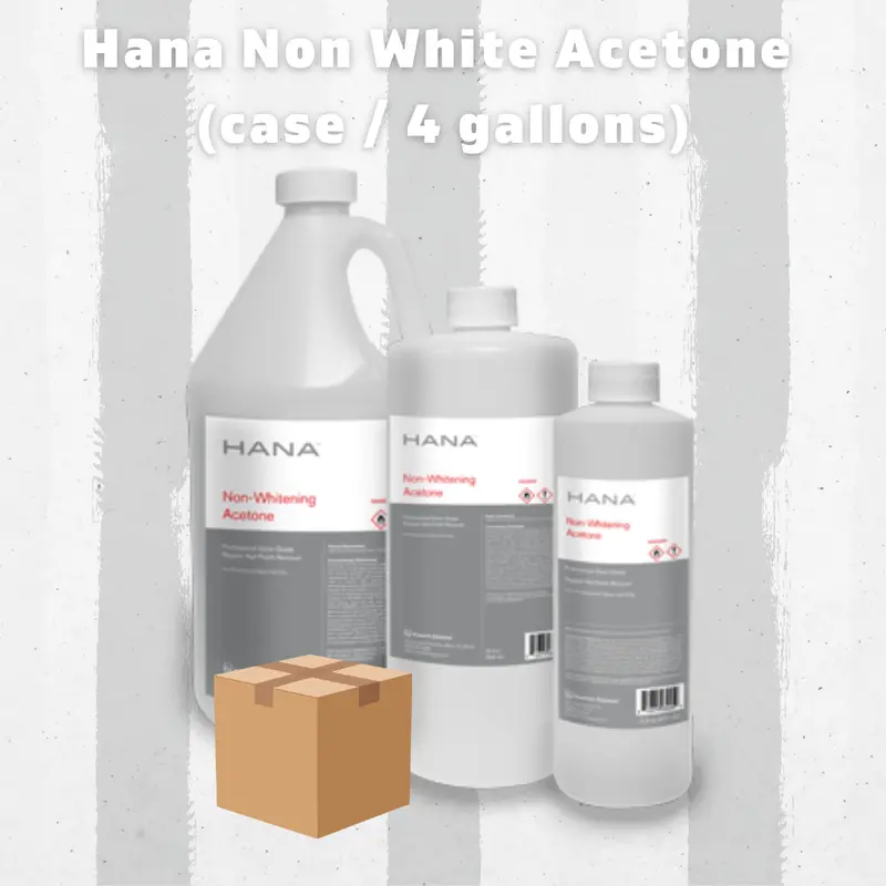 Hana Non White Acetone (Box / 4 Gallons) 1