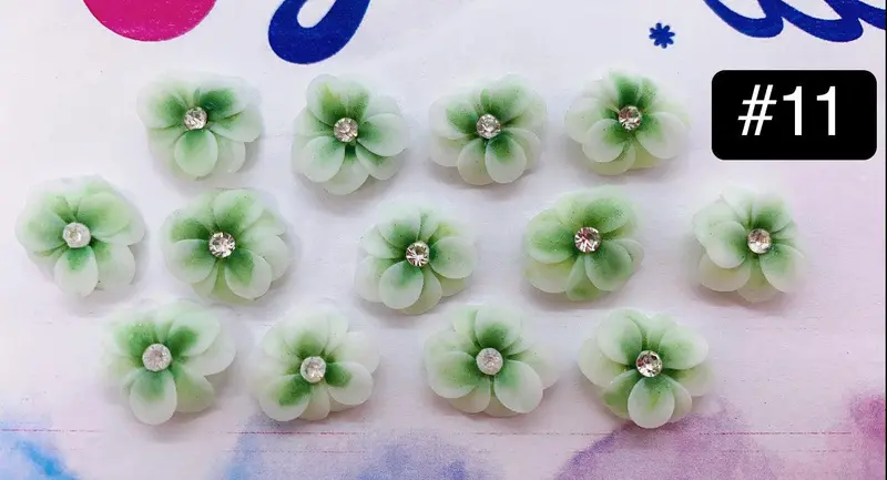 Handmade Nail 3D Flower (#011 - #020) 1