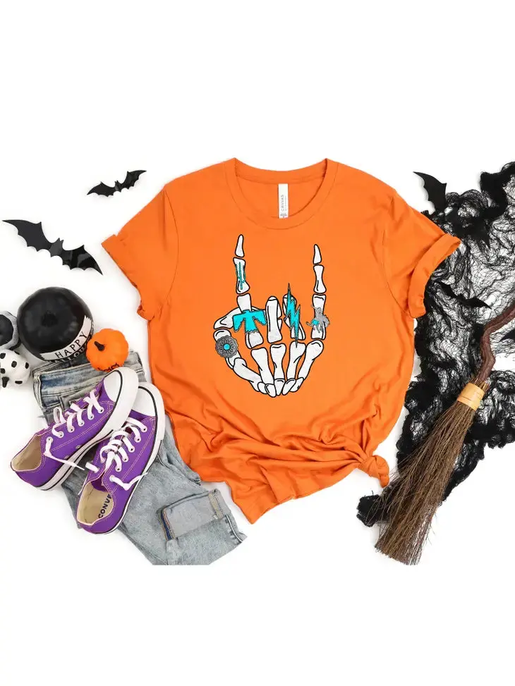 Hank & Scoot Cowgirl Bones Tee - Final Sale 1