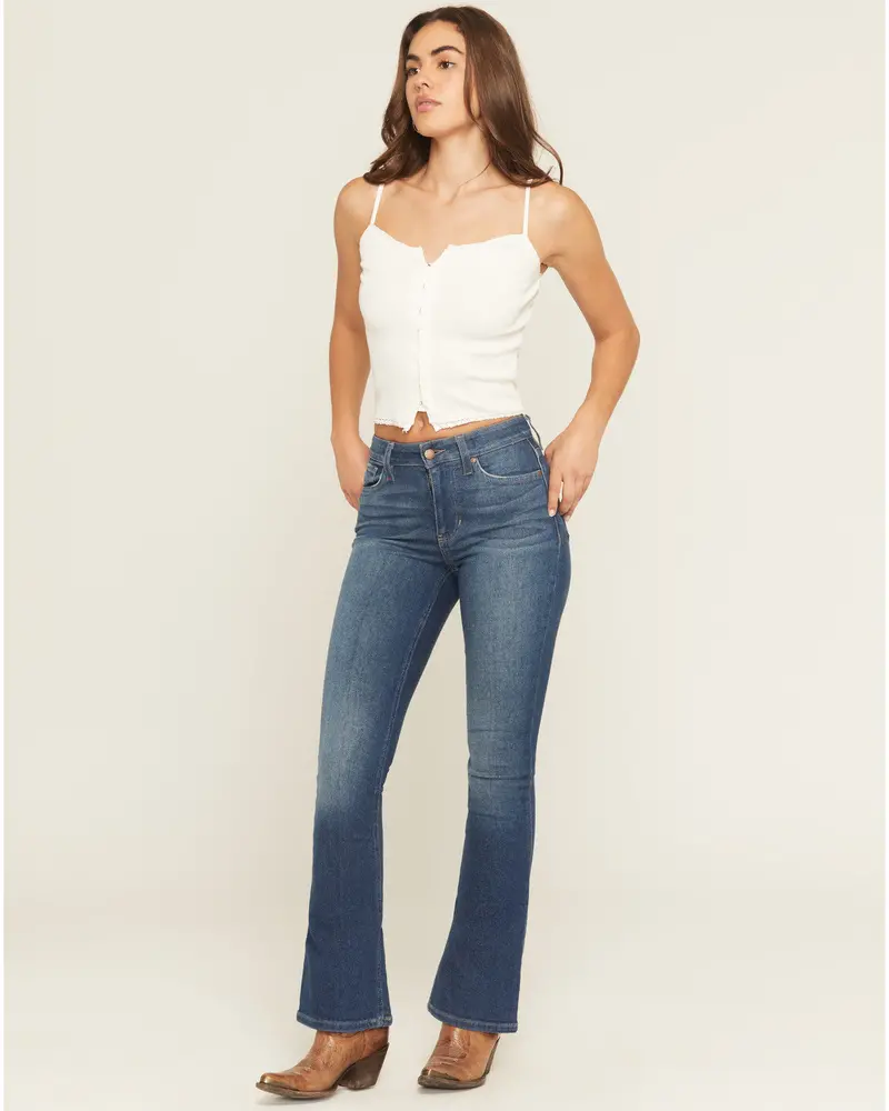 Hattie Legend High Rise Bootcut Stretch Denim Jeans 1