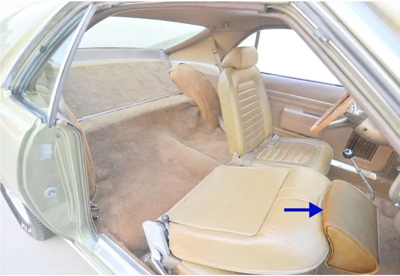 Headrest Covers, 1968 Amc Amx, Javelin (6 Styles) - Drop Ships In Approx. 1-3 Months 1