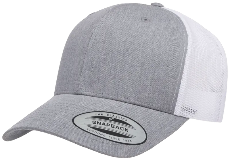 Heather/White Snapback 1