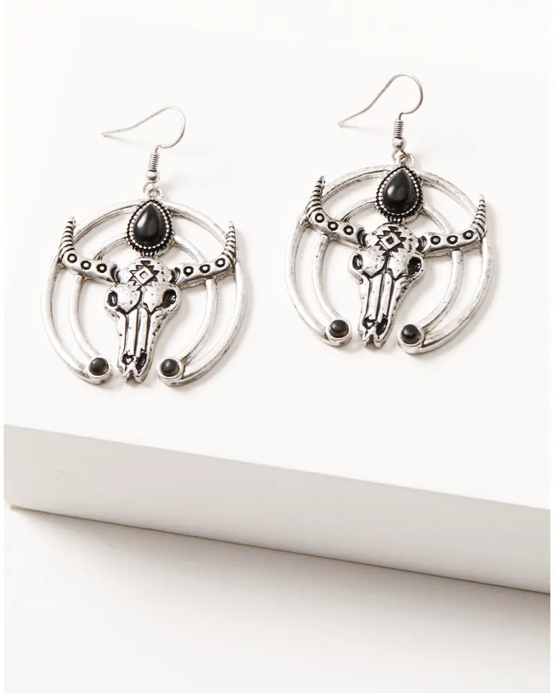 Heidi Steerhead Earrings 1