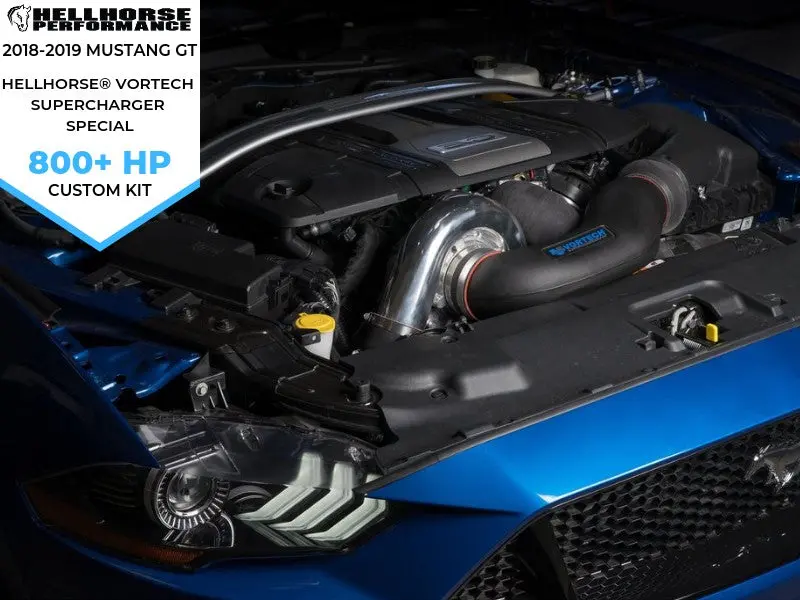 Hellhorse Supercharger Special™ - Vortech Supercharger Kit - 800+Hp (18-21 Mustang Gt) 1