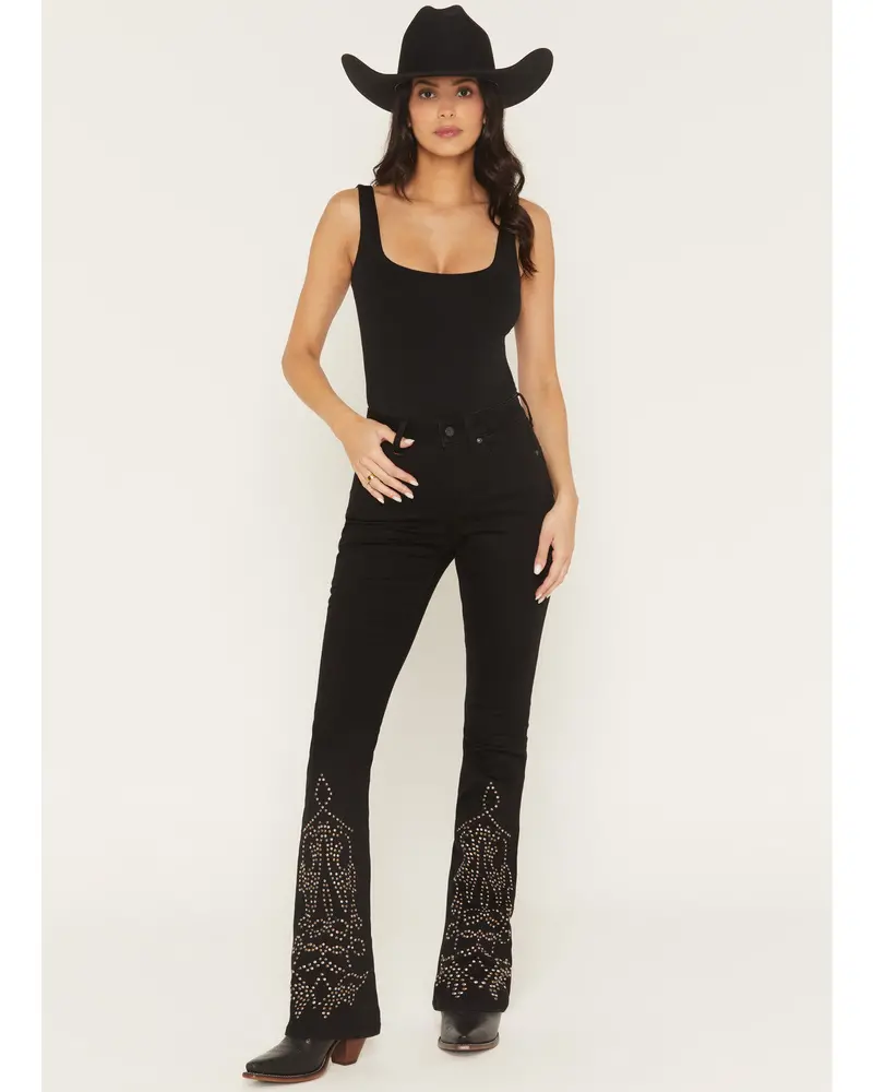 Hemlock Legend High Rise Bootcut Stretch Denim Jeans 1