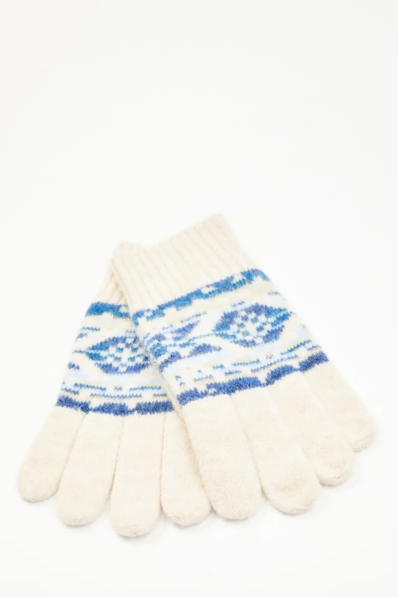 Hensley Southwestern Print Gloves 1