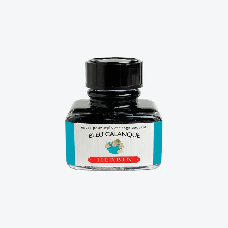 Herbin - Fountain Pen Ink - 30Ml - Bleu Calanque 1