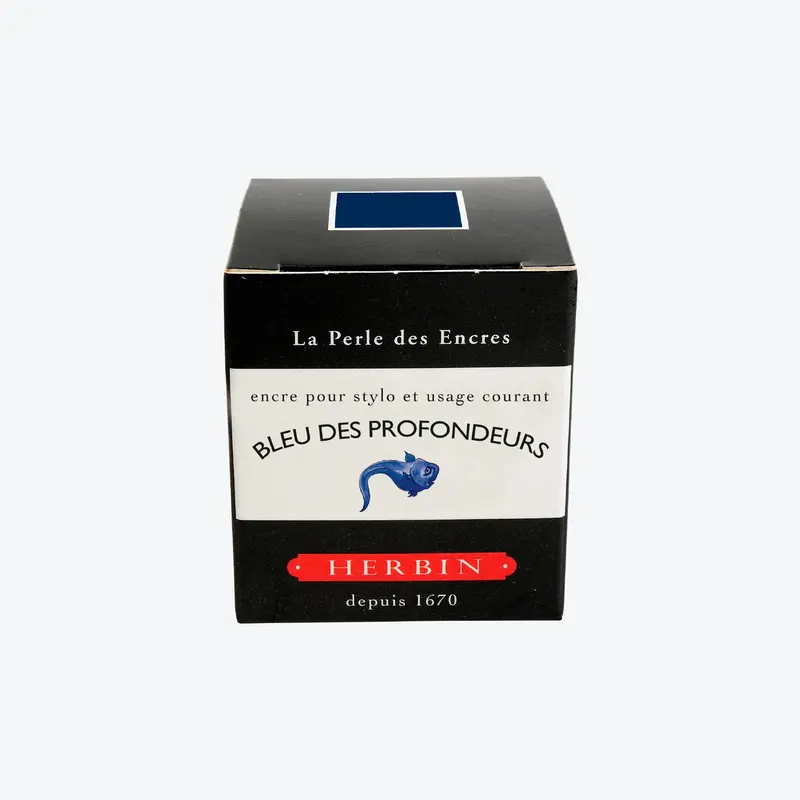 Herbin - Fountain Pen Ink - 30Ml - Bleu Des Profondeurs 2