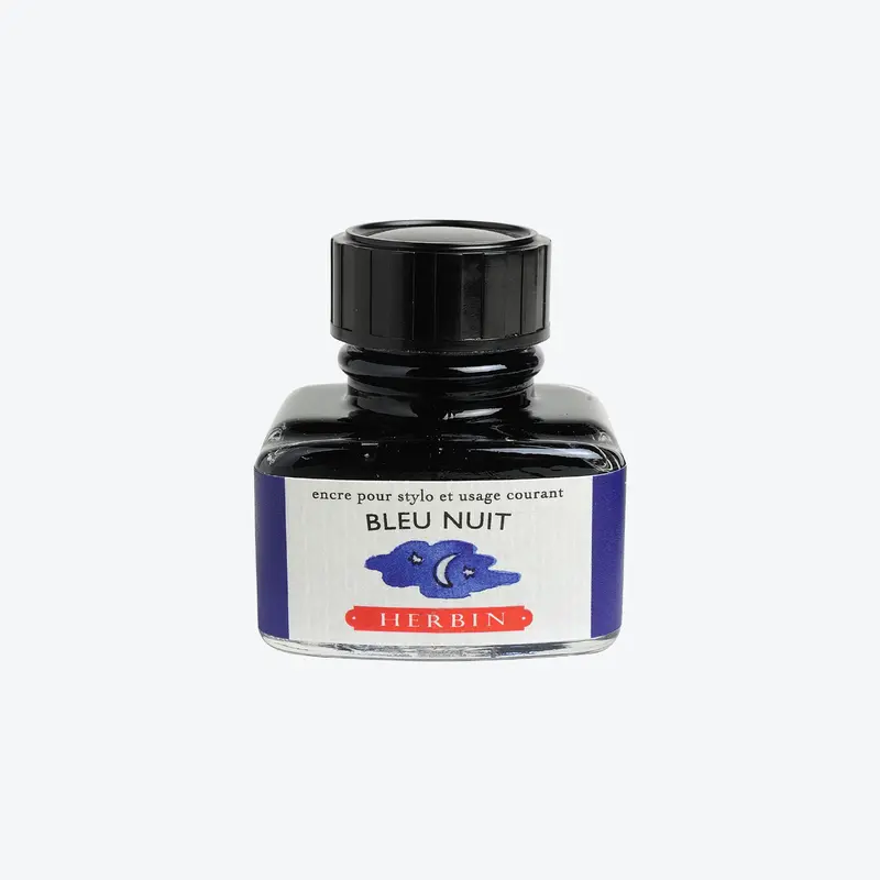 Herbin - Fountain Pen Ink - 30Ml - Bleu Nuit 1