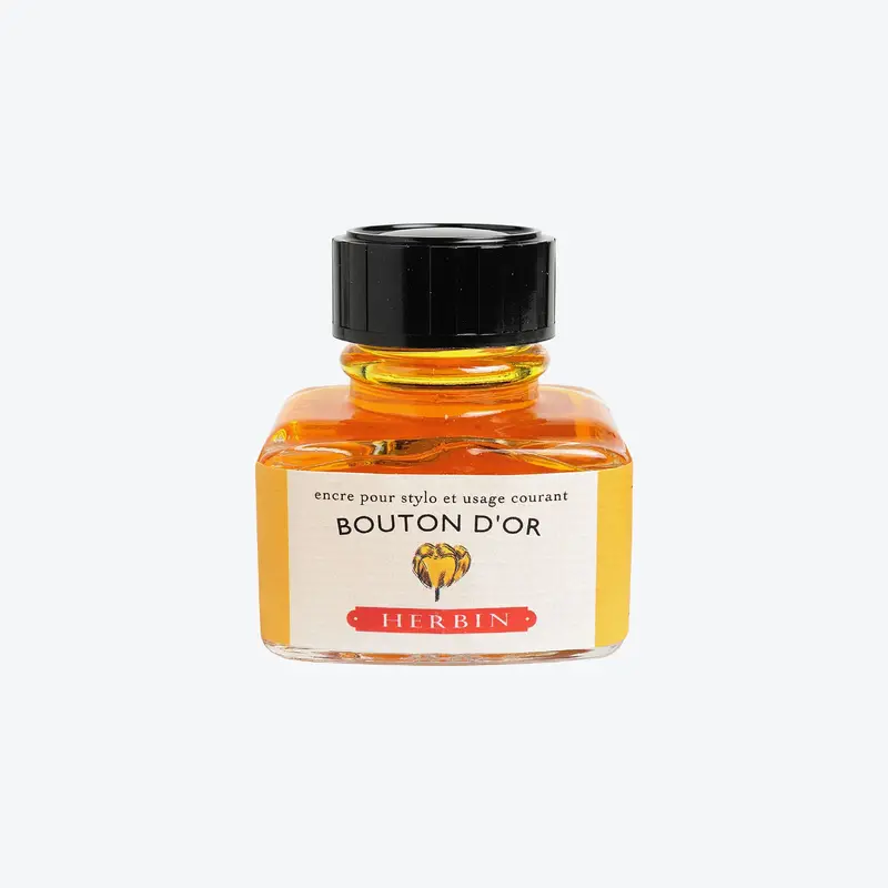 Herbin - Fountain Pen Ink - 30Ml - Bouton D'or 1