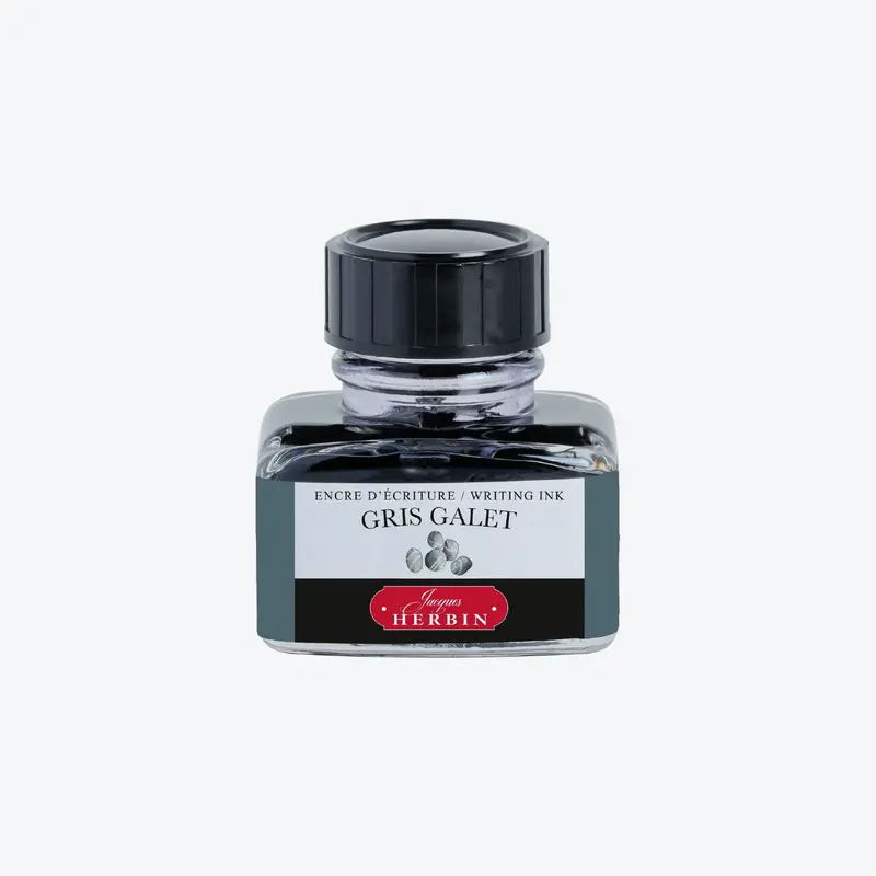 Herbin - Fountain Pen Ink - 30Ml - Gris Galet 1