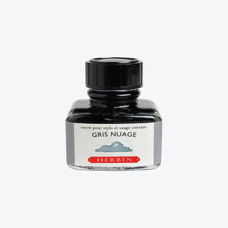 Herbin - Fountain Pen Ink - 30Ml - Gris Nuage 1