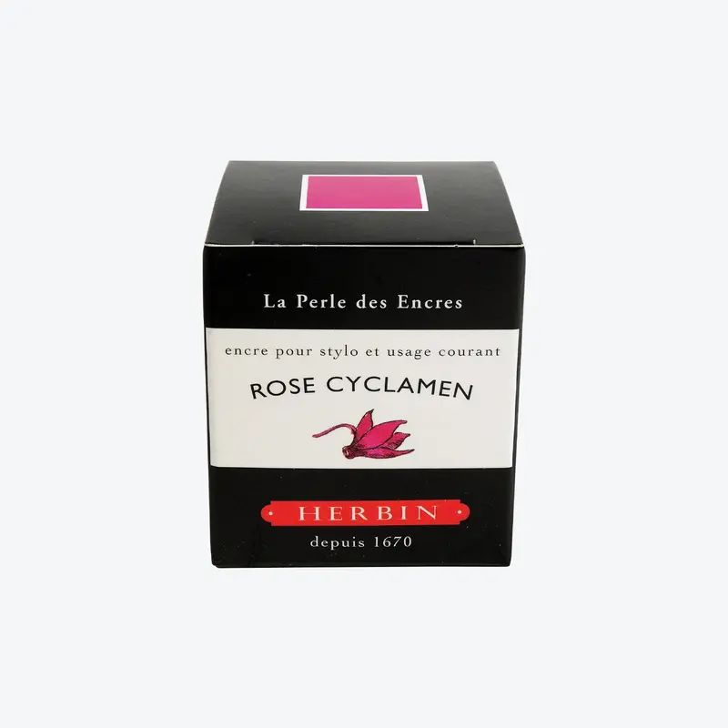 Herbin - Fountain Pen Ink - 30Ml - Rose Cyclamen 2