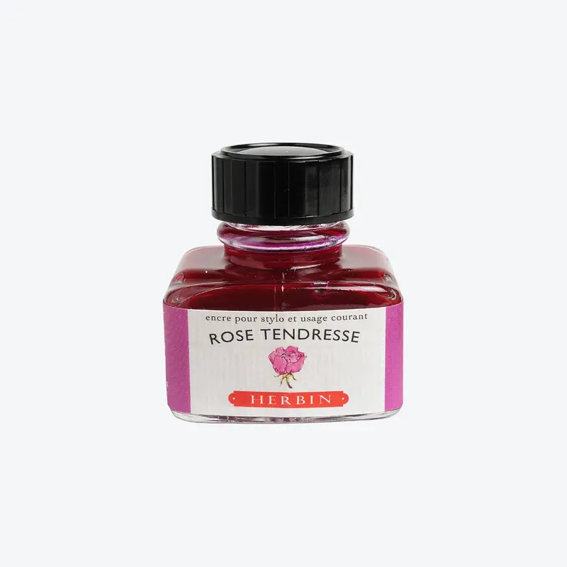 Herbin - Fountain Pen Ink - 30Ml - Rose Tendresse 1
