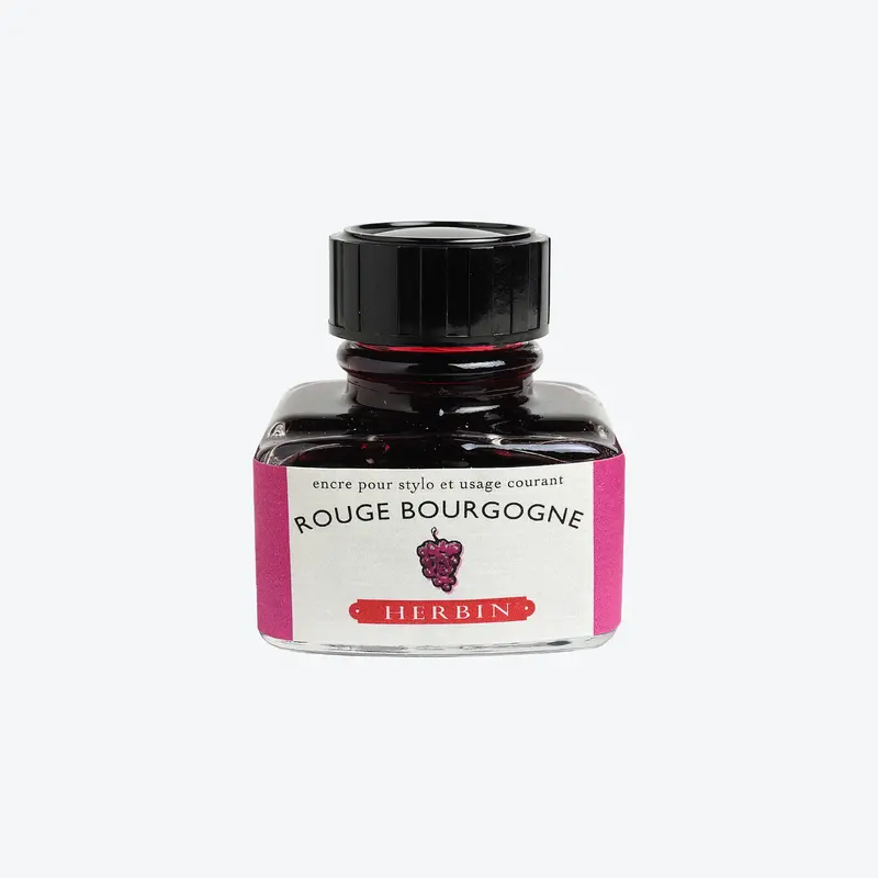 Herbin - Fountain Pen Ink - 30Ml - Rouge Bourgogne 1
