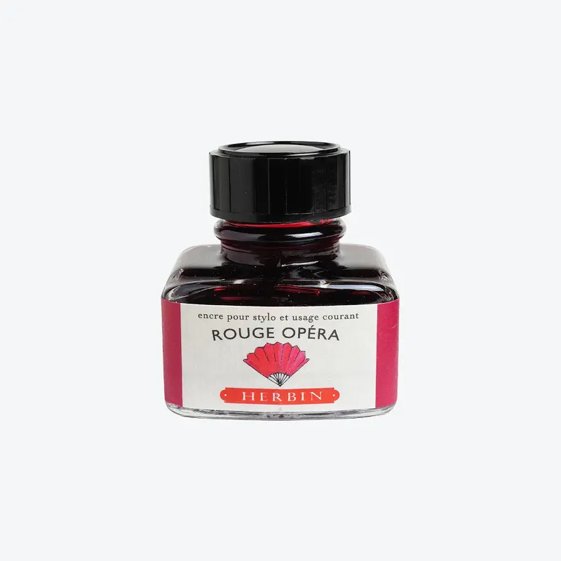 Herbin - Fountain Pen Ink - 30Ml - Rouge Opéra 1