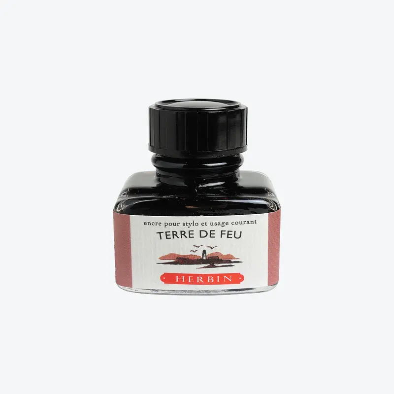 Herbin - Fountain Pen Ink - 30Ml - Terre De Feu 1