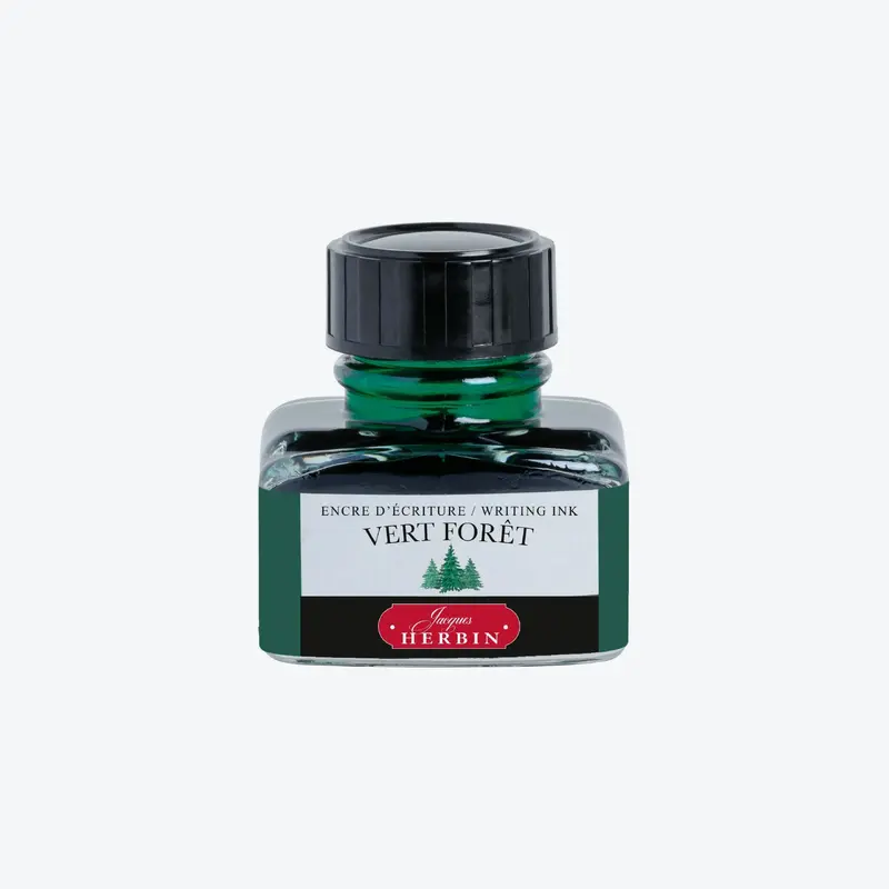 Herbin - Fountain Pen Ink - 30Ml - Vert Forêt 1