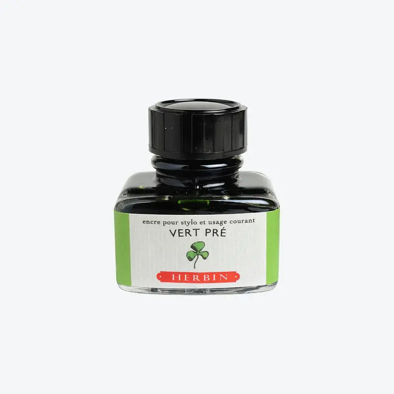Herbin - Fountain Pen Ink - 30Ml - Vert Pré 1
