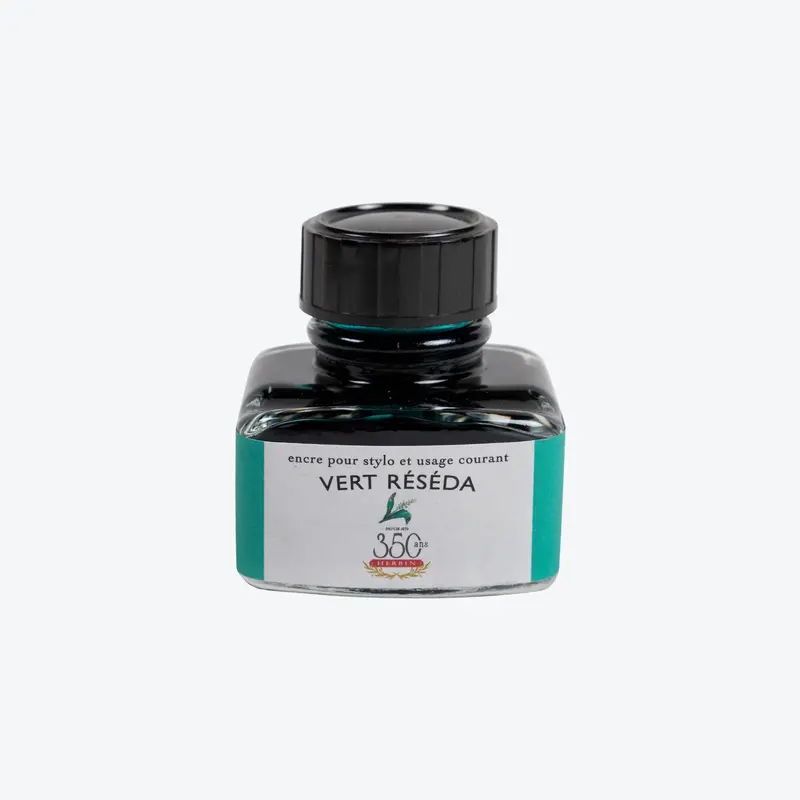 Herbin - Fountain Pen Ink - 30Ml - Vert Réséda 1