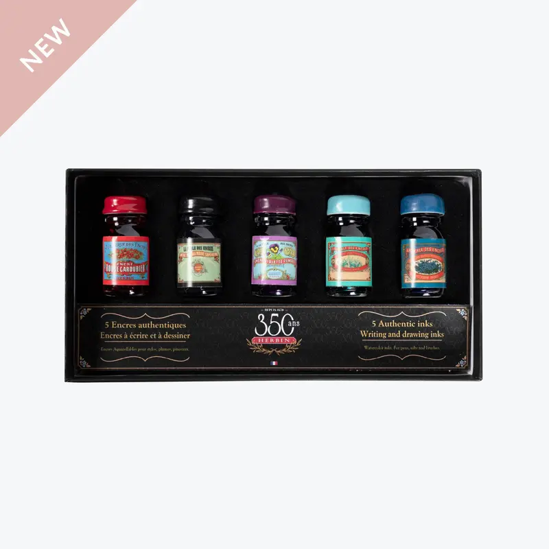 Herbin - Fountain Pen Ink - 350Th Anniversary Set 1