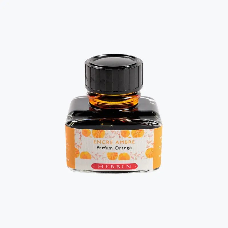 Herbin - Fountain Pen Ink - Scented - 30Ml - Ambre (Parfum Orange) 1