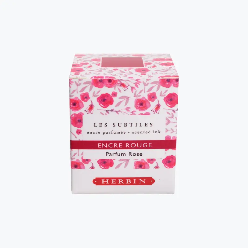 Herbin - Fountain Pen Ink - Scented - 30Ml - Rouge (Parfum Rose) 2