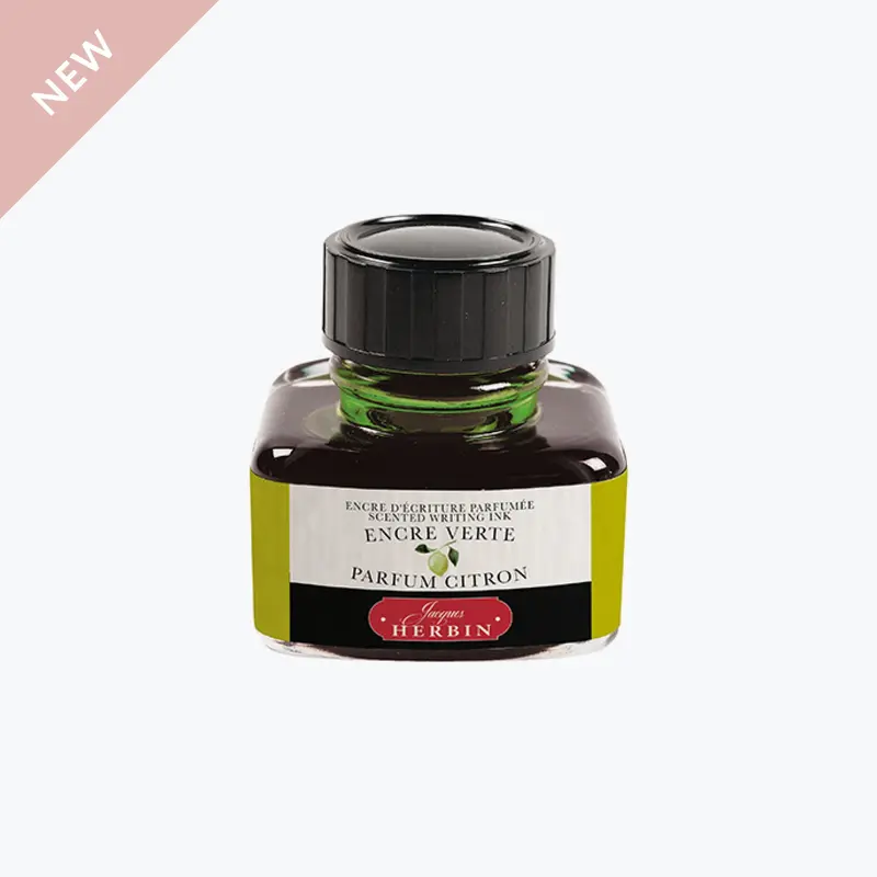 Herbin - Fountain Pen Ink - Scented - 30Ml - Verte (Parfum Citron) 1