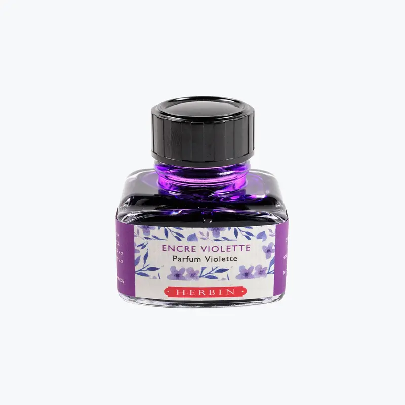 Herbin - Fountain Pen Ink - Scented - 30Ml - Violette (Parfum Violette) 1