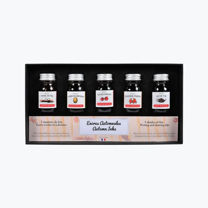 Herbin - Fountain Pen Ink - Seasonal Set - Autumn 1