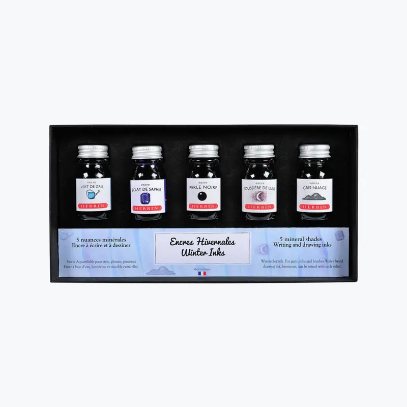 Herbin - Fountain Pen Ink - Seasonal Set - Winter 1