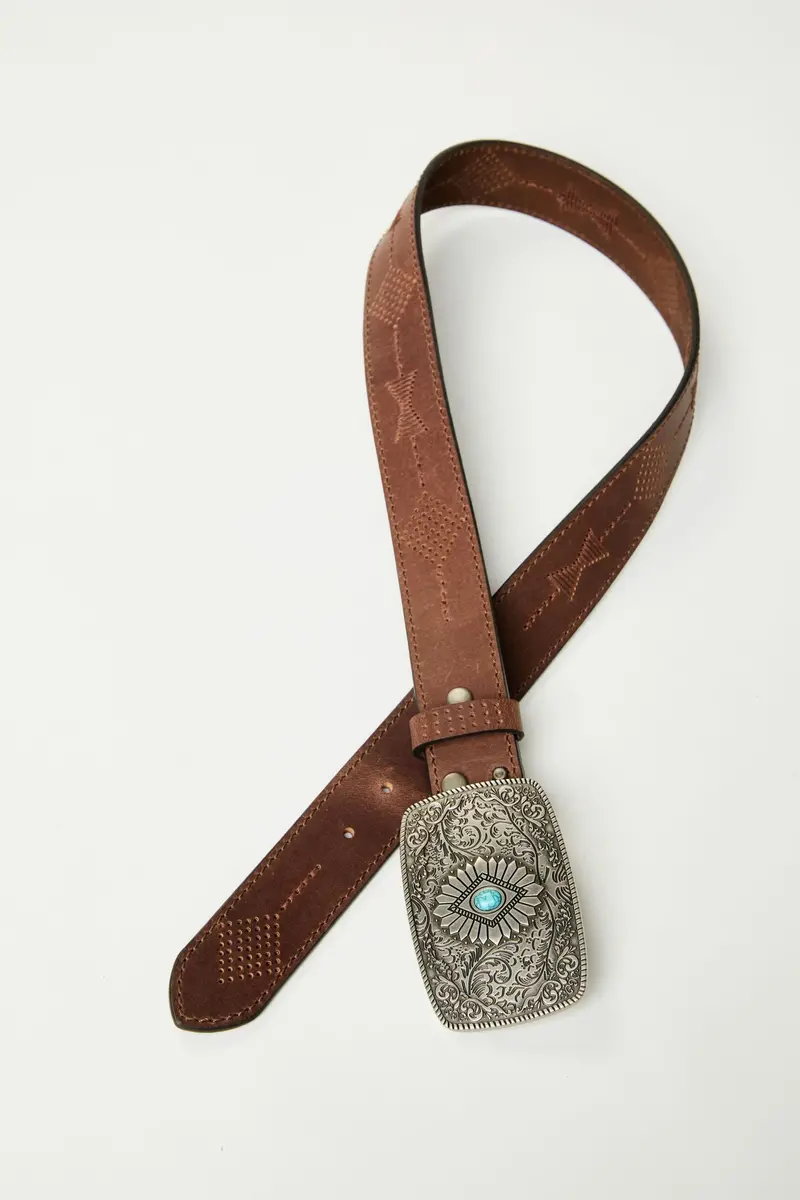 Highland Embossed Buckle Belt 1