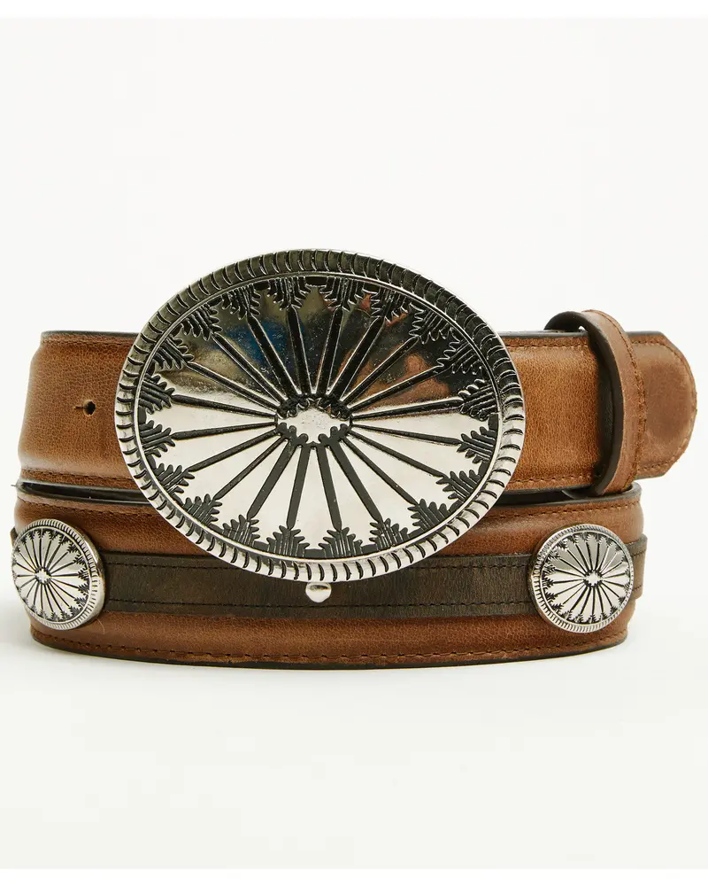 Highland Two-Toned Medallion Belt 1