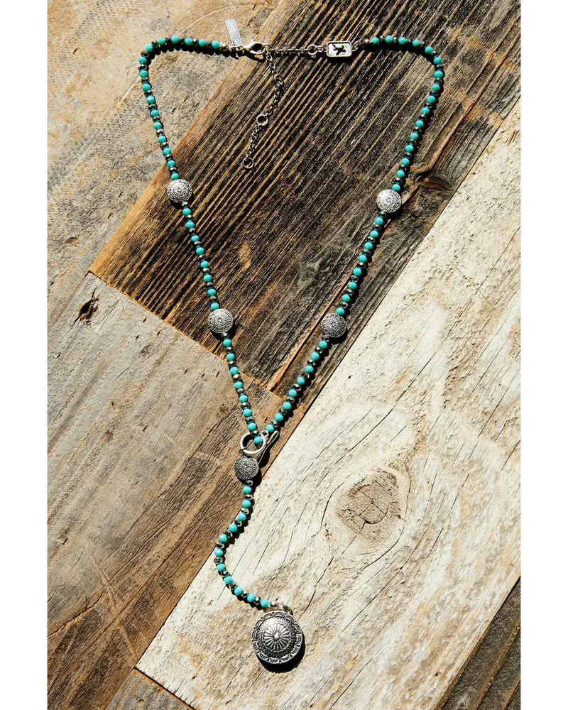 Hillsboro Lariat Concho Necklace 1
