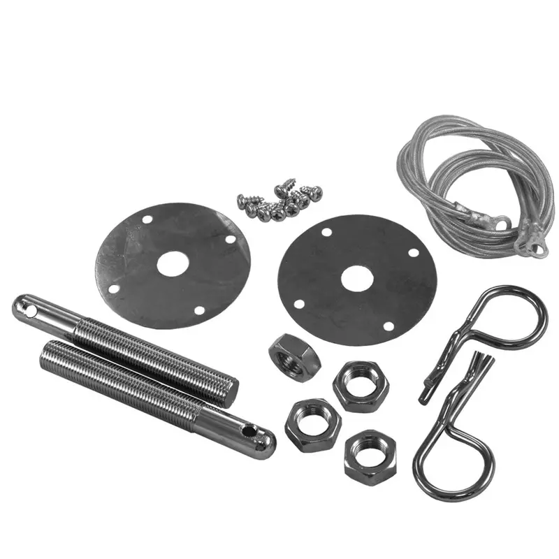 Hood Pin Kit, Chrome, 1964-88 Amc, Rambler, Eagle 1